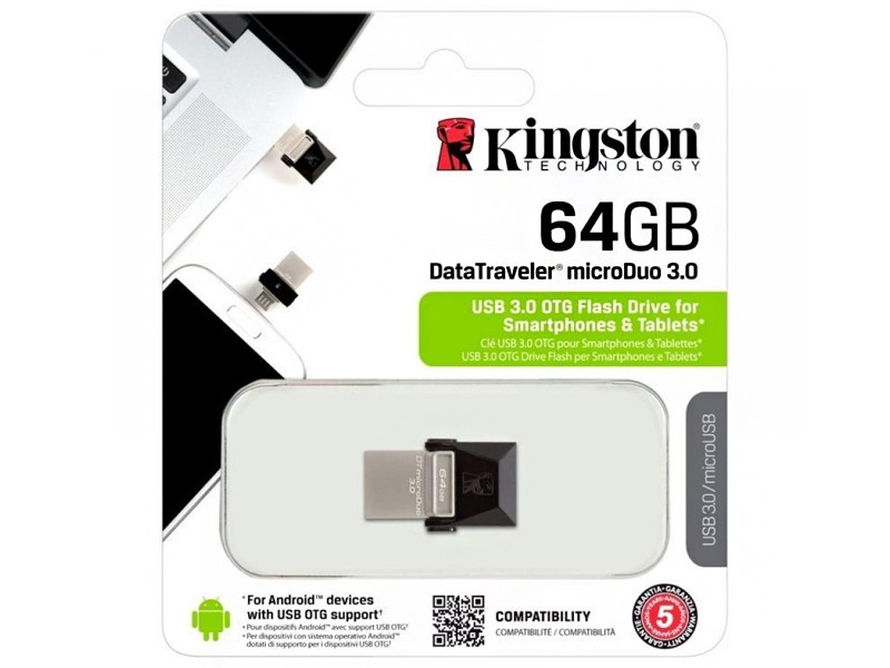 Memoria USB 64 Gb Kingston MicroDuo