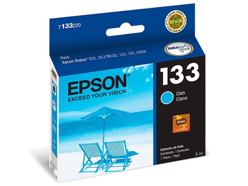 Epson T133 Cian - Original