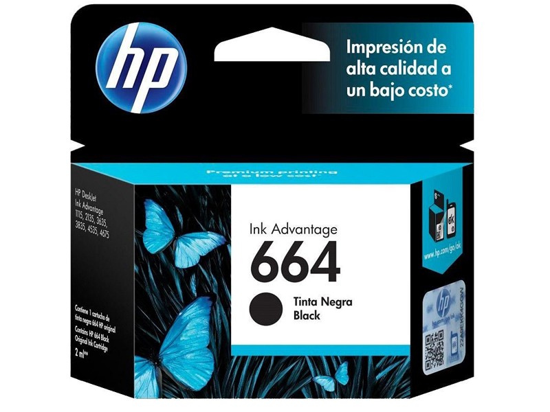 HP 664 Negro - Original
