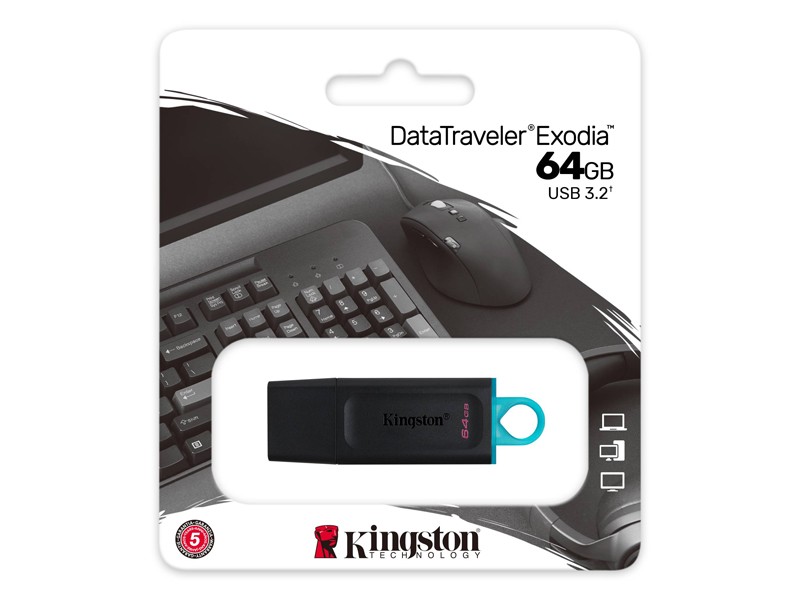MEMORIA KINGSTON EXODIA 64GB USB 3.2